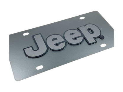 Jeep Carbon Steel License Plate