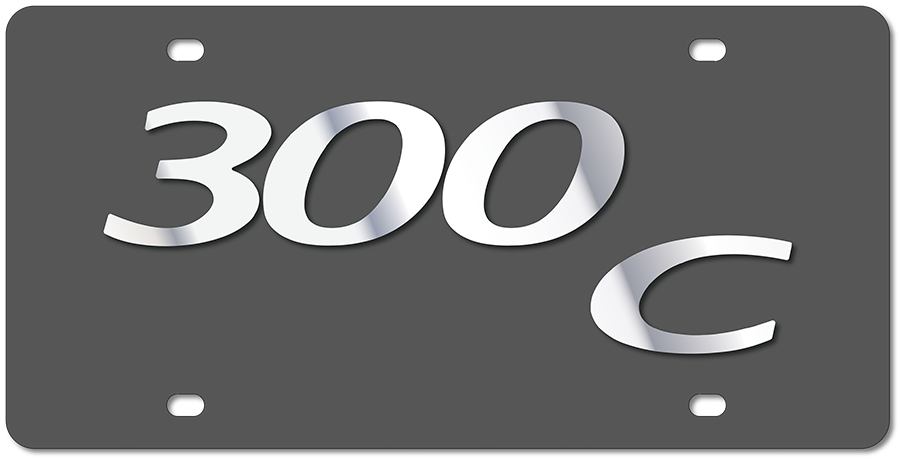 Chrysler 300C Carbon Steel License Plate