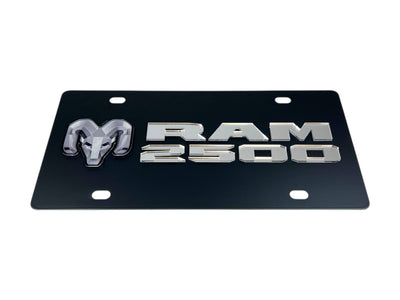 Dodge Ram 2500 Carbon Steel License Plate
