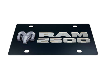 Dodge Ram 2500 Carbon Steel License Plate