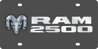 Dodge Ram 2500 Carbon Steel License Plate
