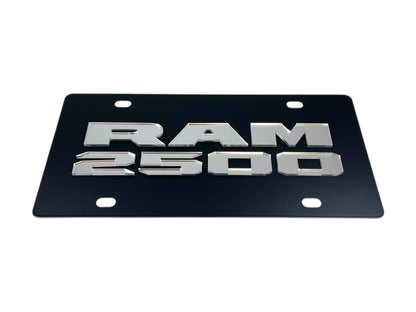 Dodge Ram 2500 Carbon Steel License Plate