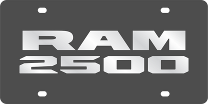 Dodge Ram 2500 Carbon Steel License Plate