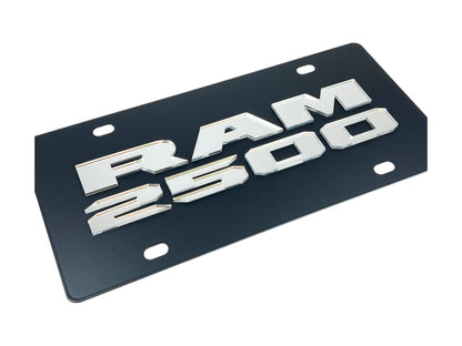 Dodge Ram 2500 Carbon Steel License Plate