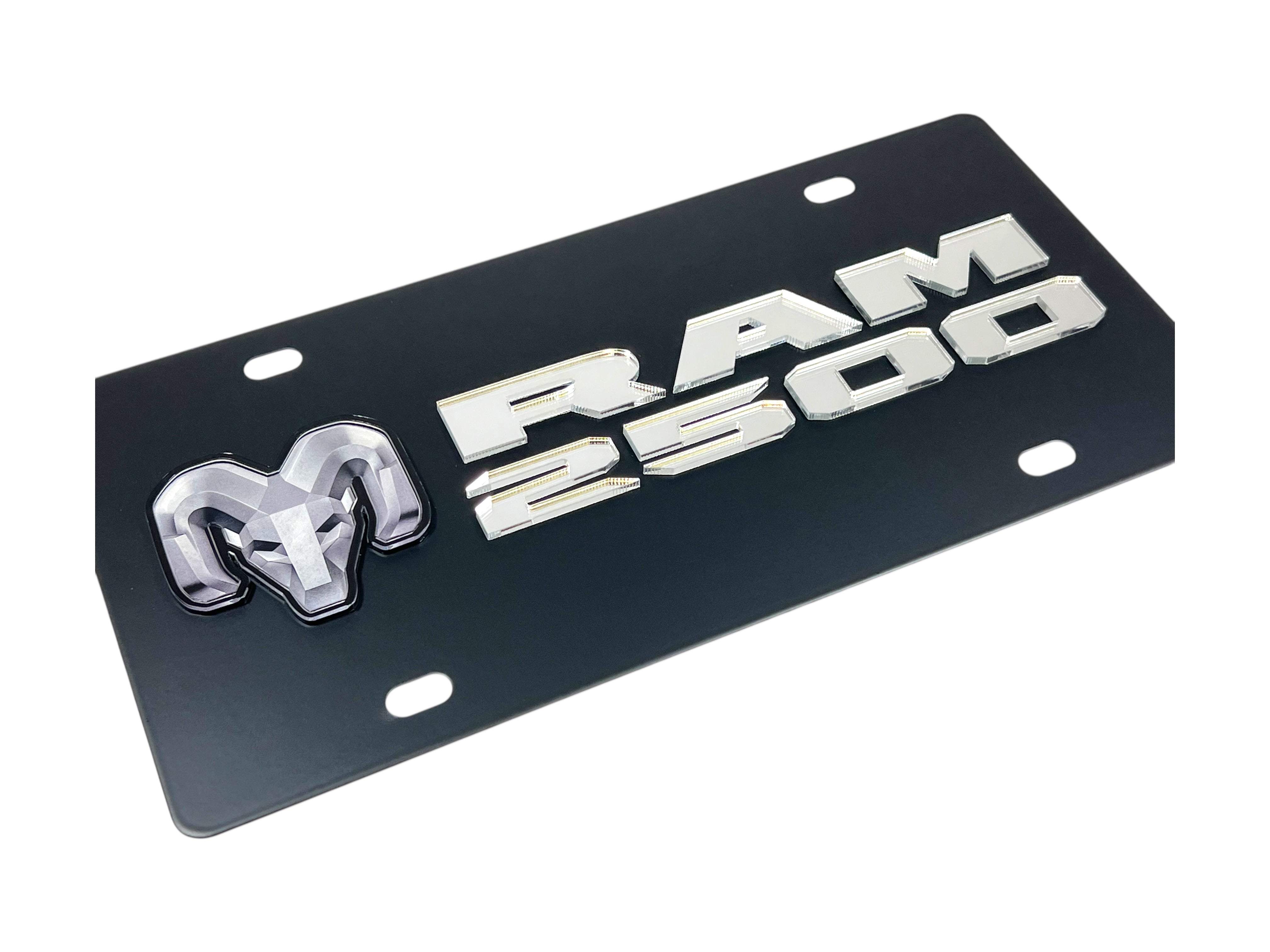 Dodge Ram 2500 Carbon Steel License Plate