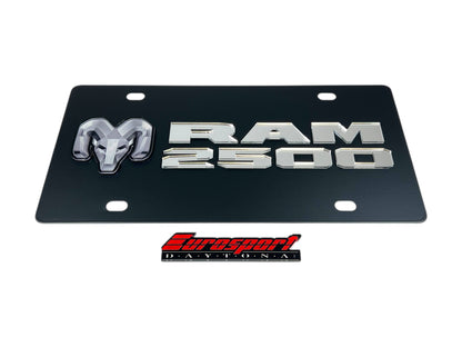 Dodge Ram 2500 Carbon Steel License Plate