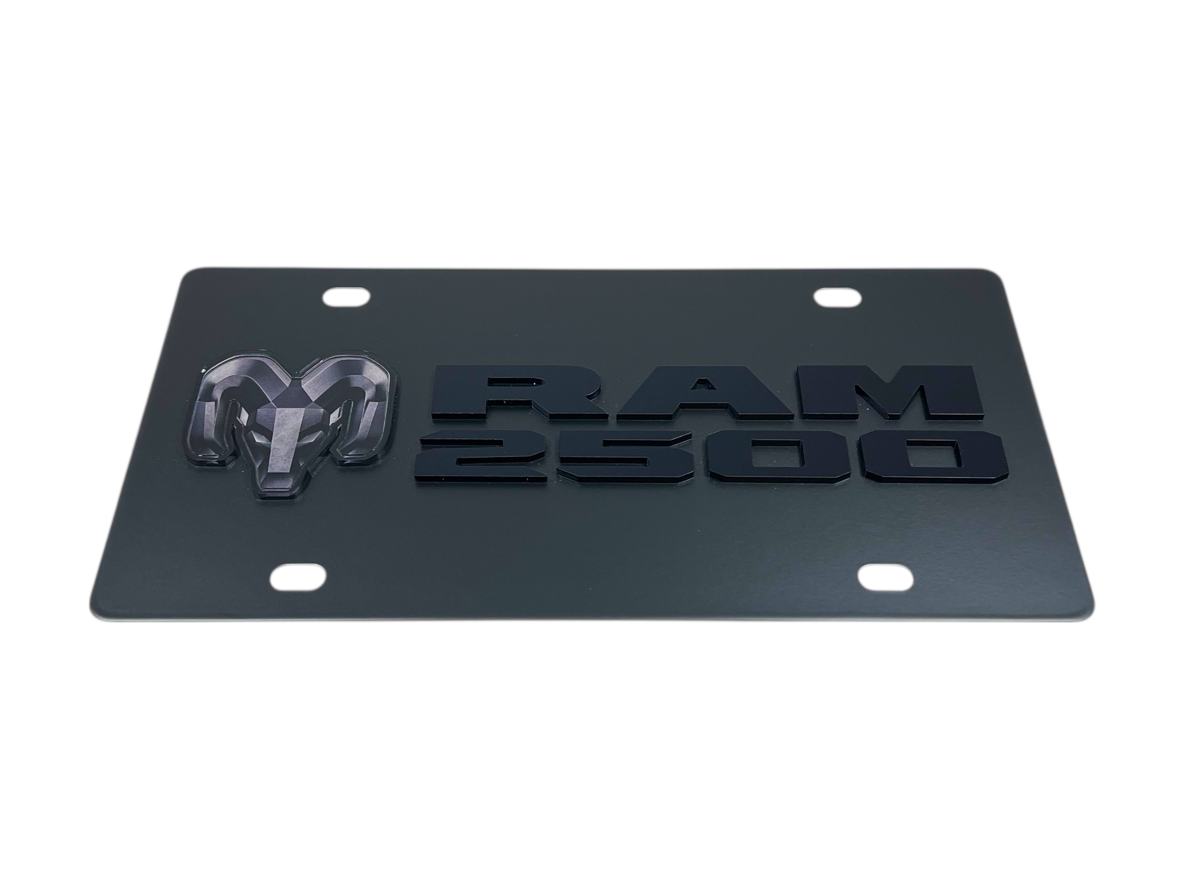 Dodge Ram 2500 Carbon Steel License Plate