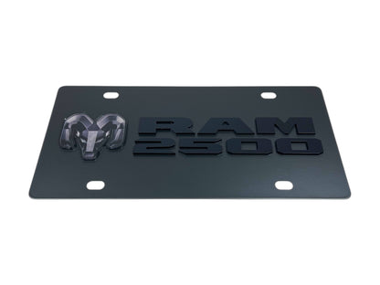Dodge Ram 2500 Carbon Steel License Plate