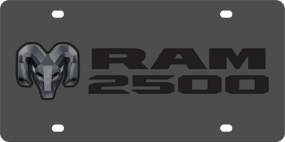Dodge Ram 2500 Carbon Steel License Plate