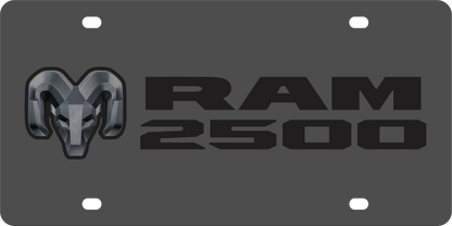 Dodge Ram 2500 Carbon Steel License Plate