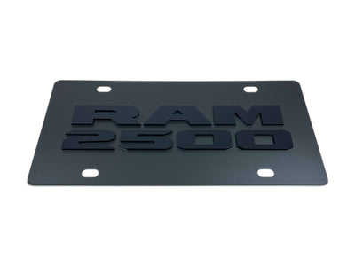 Dodge Ram 2500 Carbon Steel License Plate