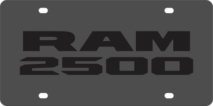 Dodge Ram 2500 Carbon Steel License Plate