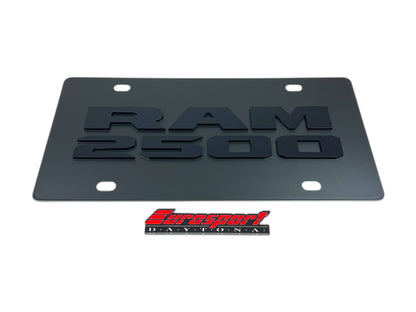 Dodge Ram 2500 Carbon Steel License Plate