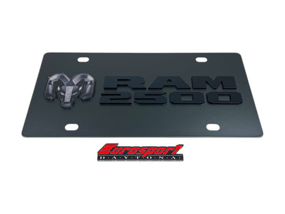 Dodge Ram 2500 Carbon Steel License Plate