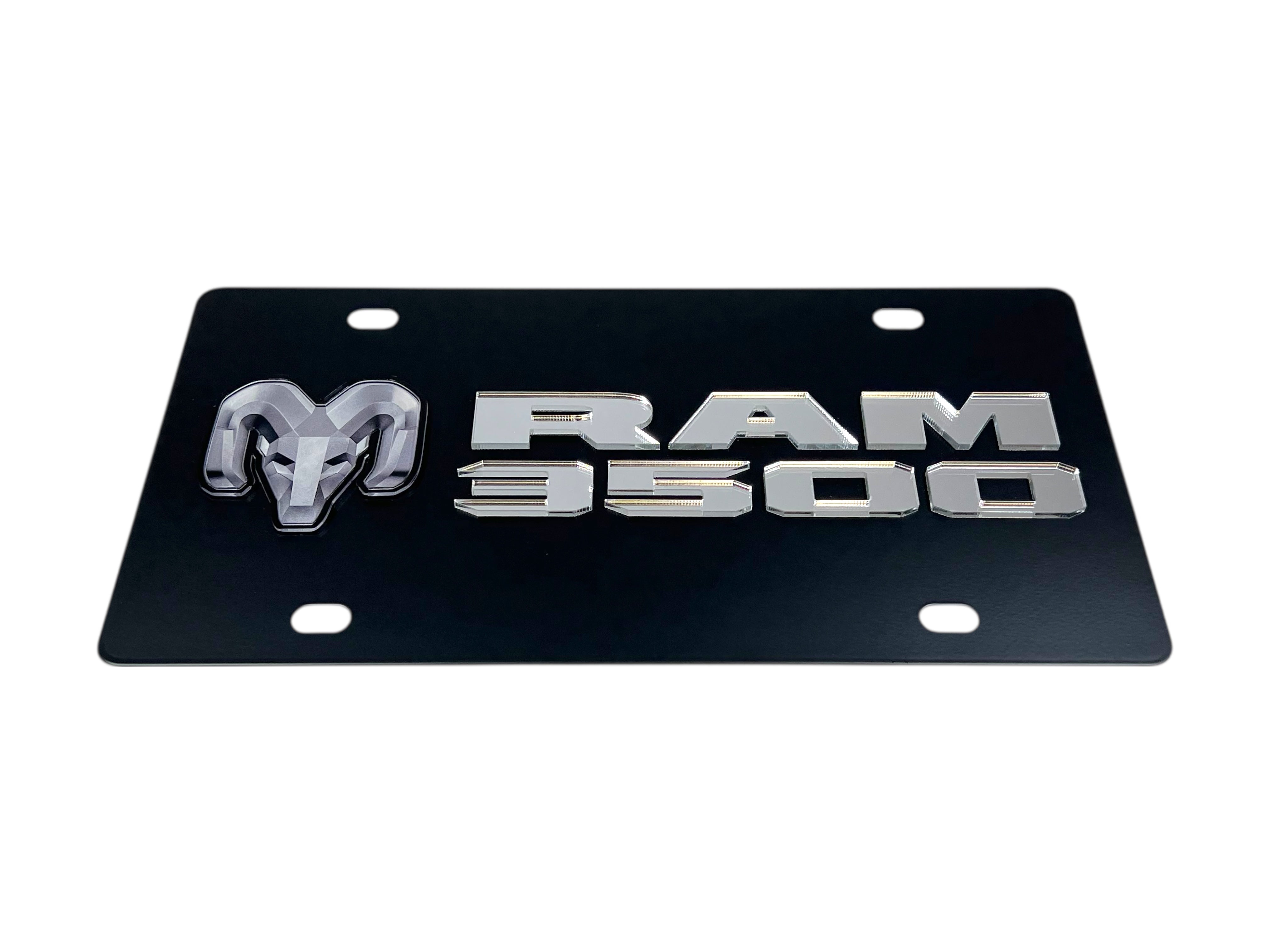 Dodge Ram 3500 Carbon Steel License Plate