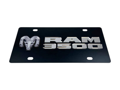 Dodge Ram 3500 Carbon Steel License Plate