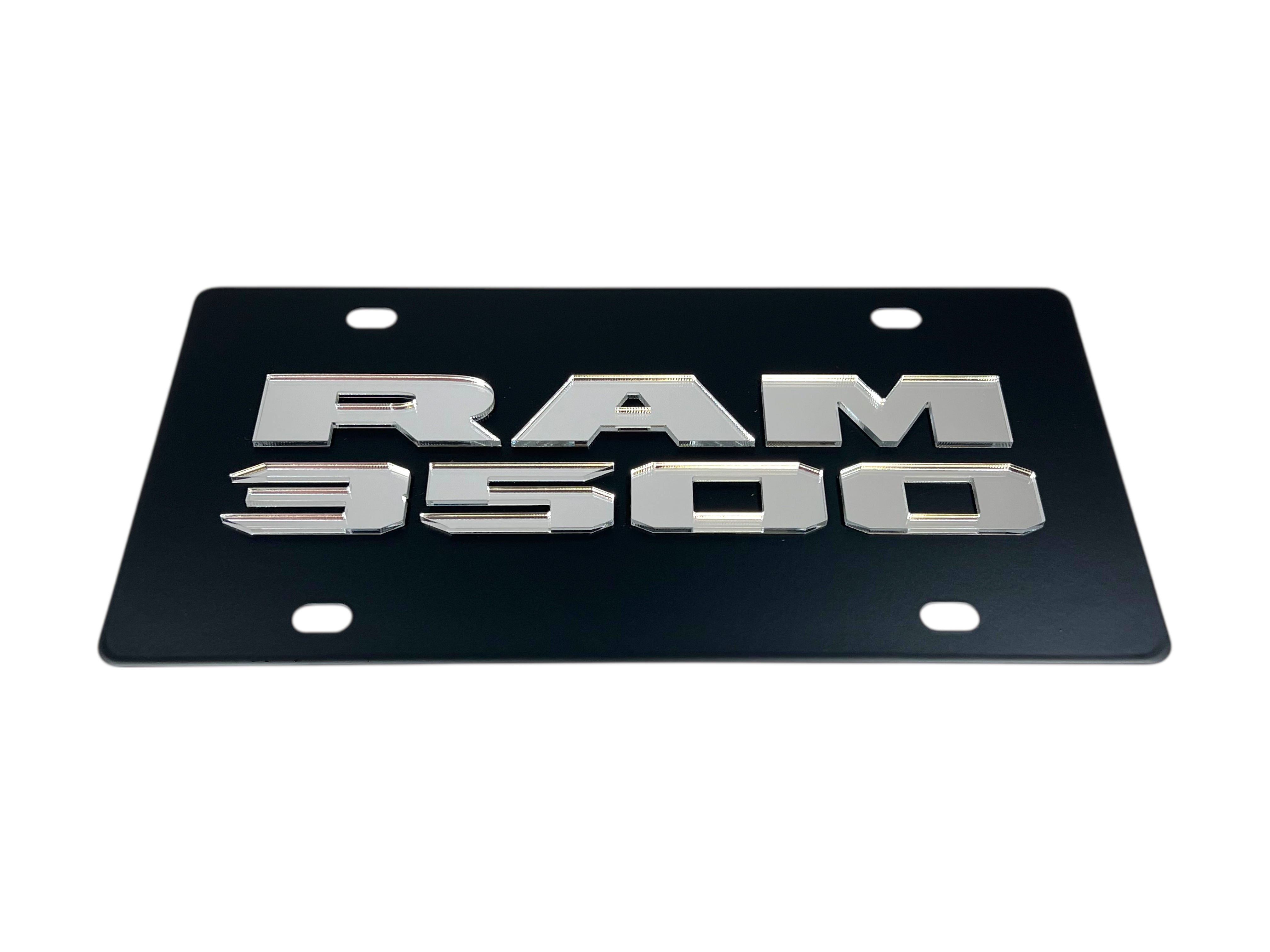 Dodge Ram 3500 Carbon Steel License Plate