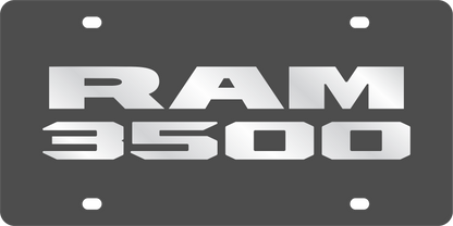 Dodge Ram 3500 Carbon Steel License Plate