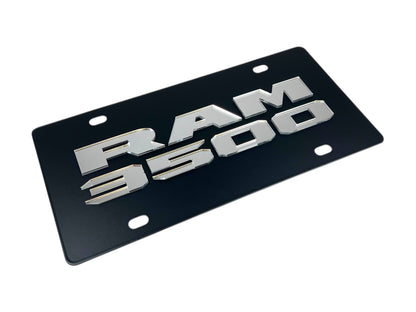 Dodge Ram 3500 Carbon Steel License Plate