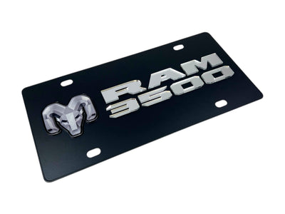 Dodge Ram 3500 Carbon Steel License Plate
