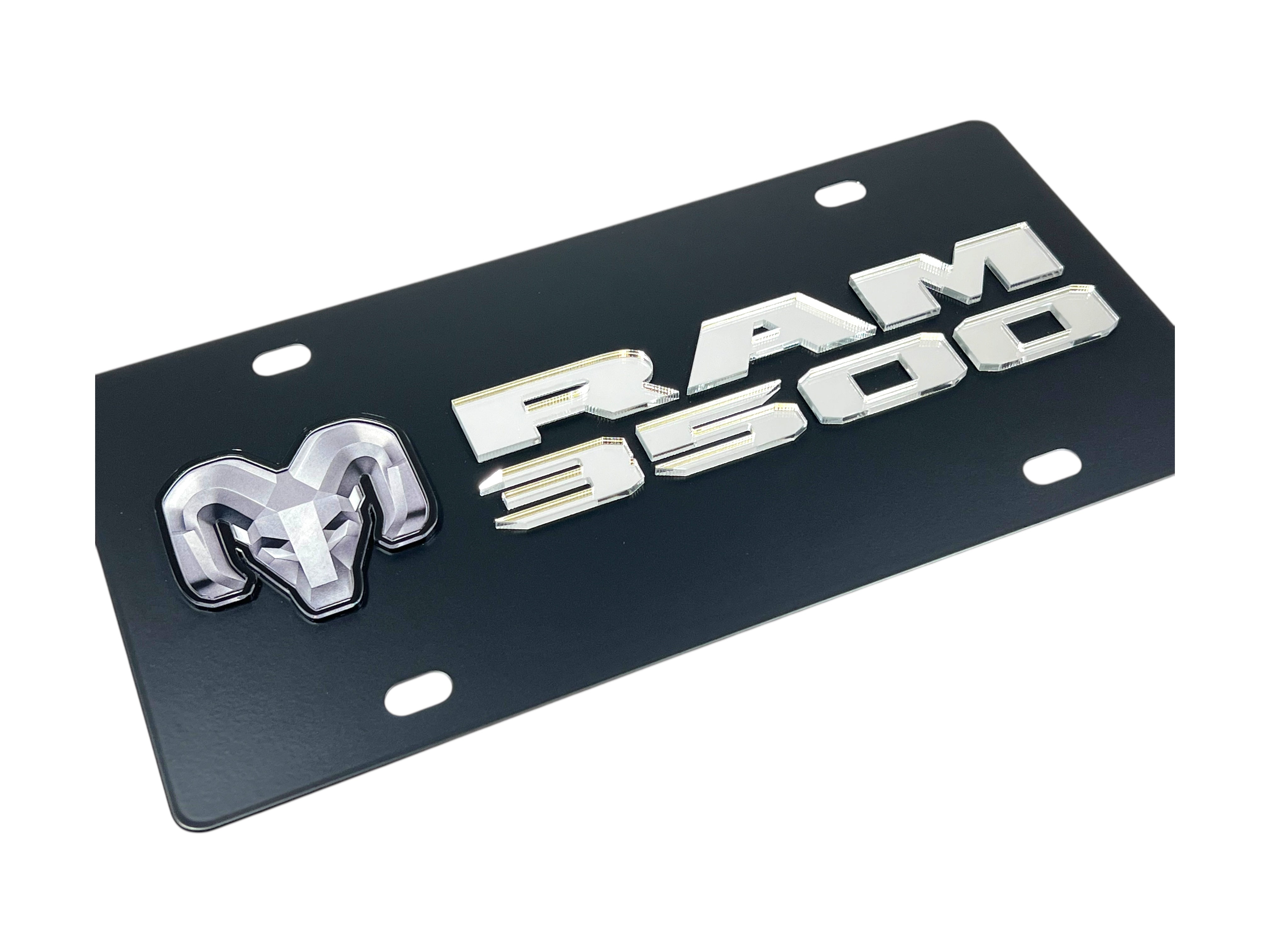 Dodge Ram 3500 Carbon Steel License Plate