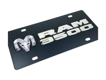 Dodge Ram 3500 Carbon Steel License Plate