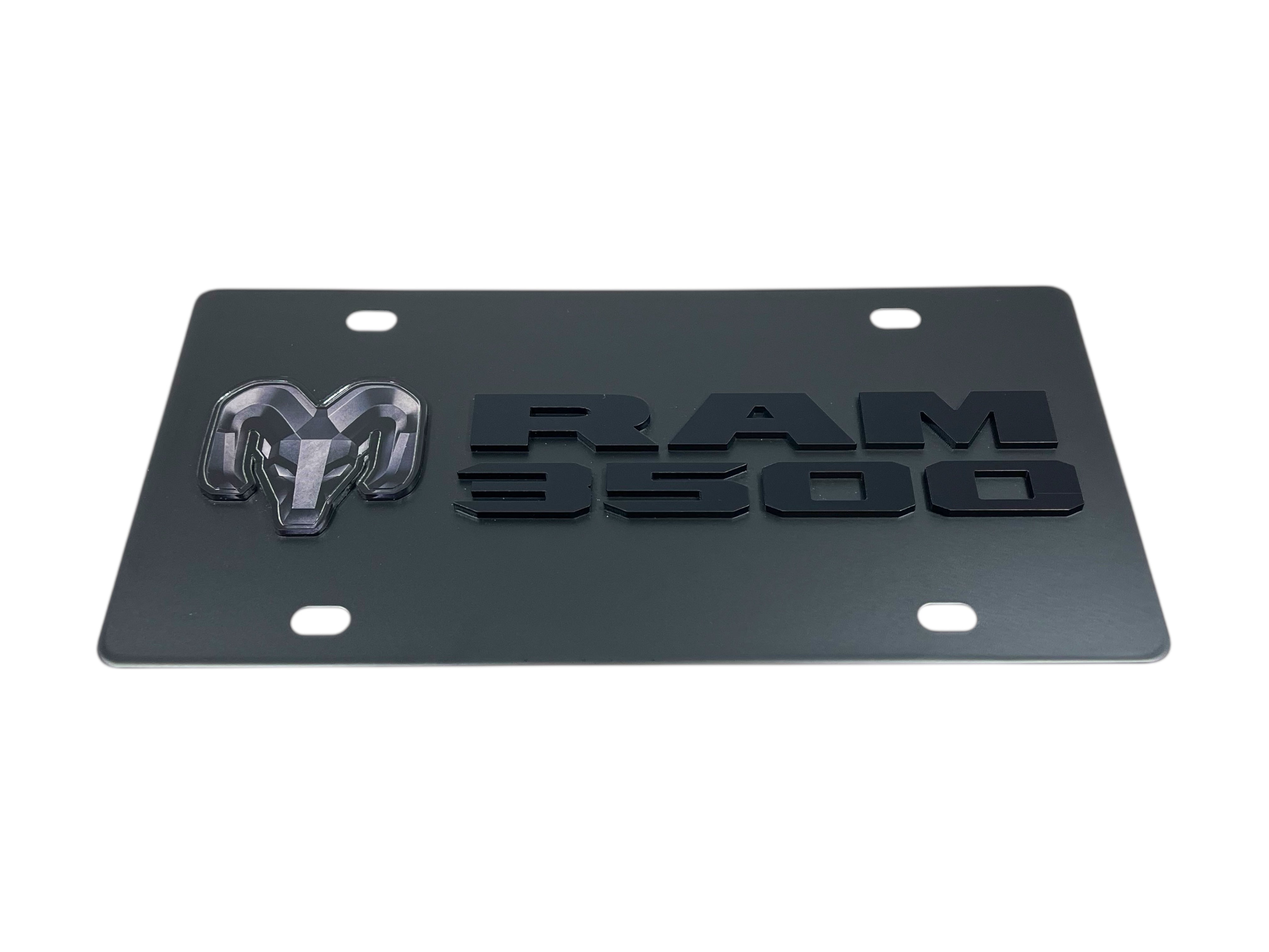Dodge Ram 3500 Carbon Steel License Plate