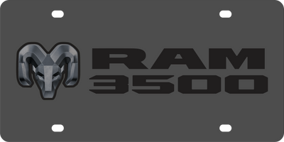 Dodge Ram 3500 Carbon Steel License Plate