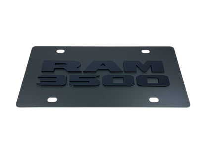 Dodge Ram 3500 Carbon Steel License Plate