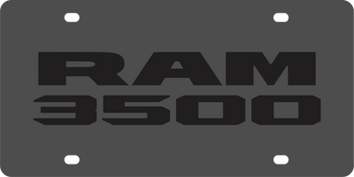 Dodge Ram 3500 Carbon Steel License Plate