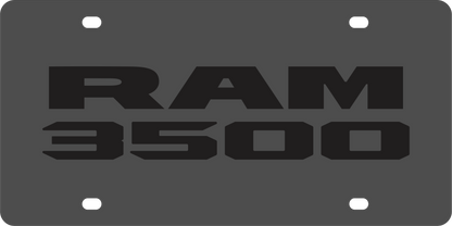 Dodge Ram 3500 Carbon Steel License Plate