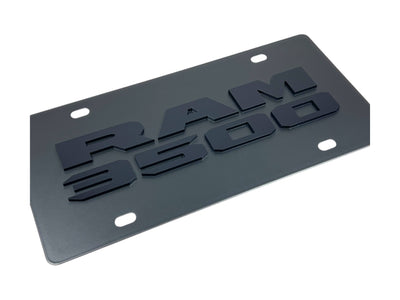Dodge Ram 3500 Carbon Steel License Plate