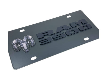 Dodge Ram 3500 Carbon Steel License Plate
