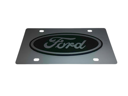 a ford emblem on a metal plate