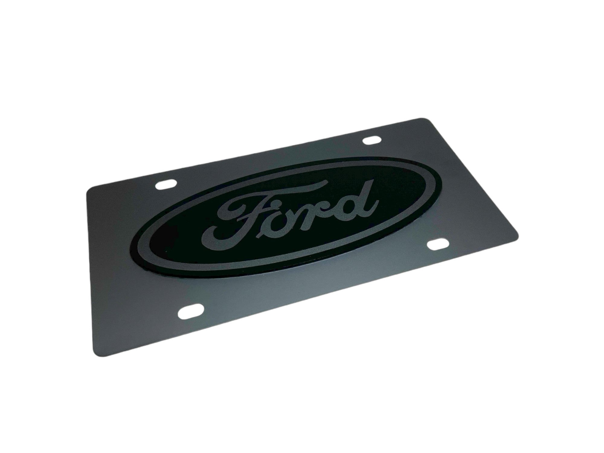 a metal sign that says ford on it