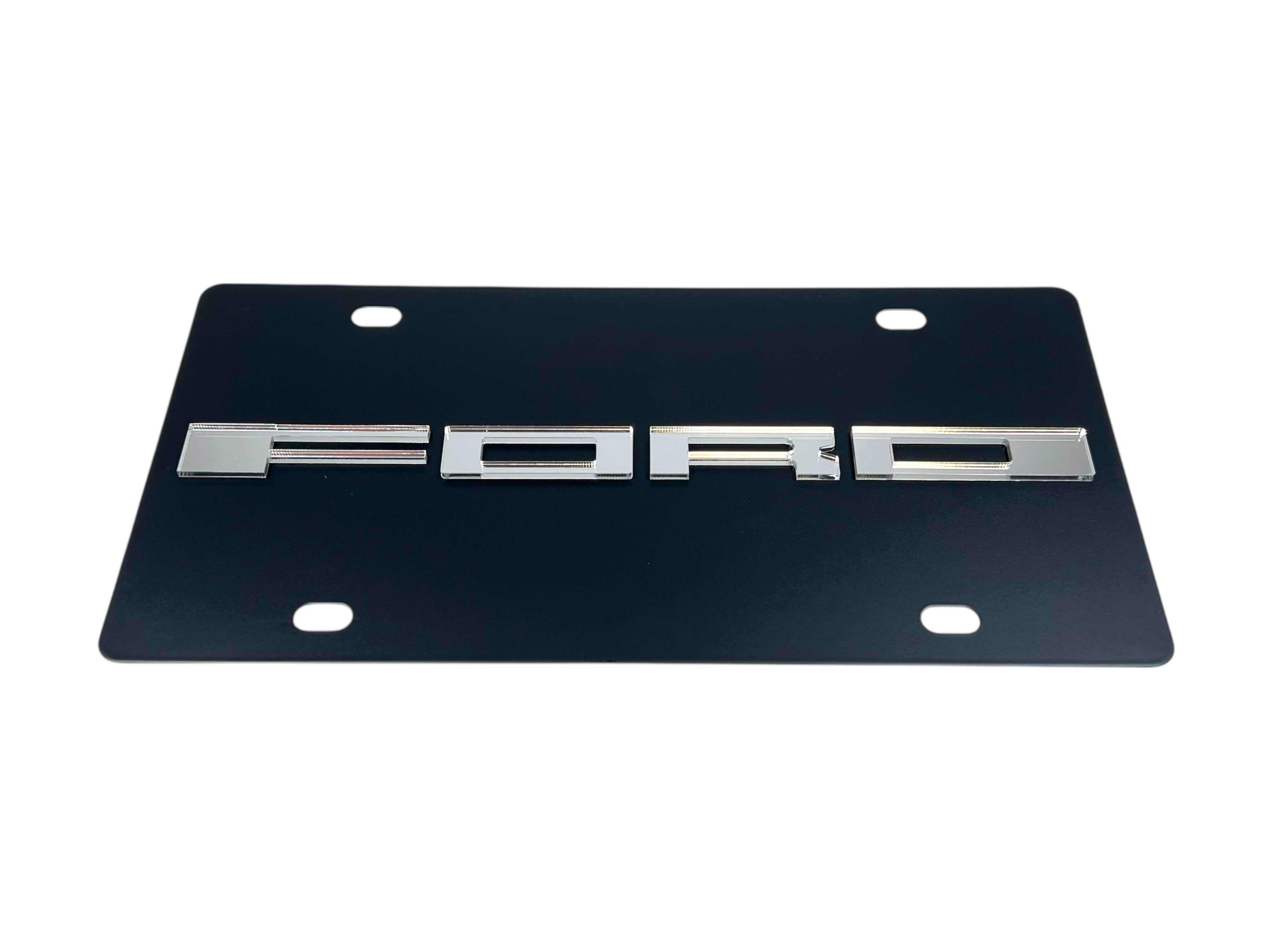 Ford Carbon Steel License Plate