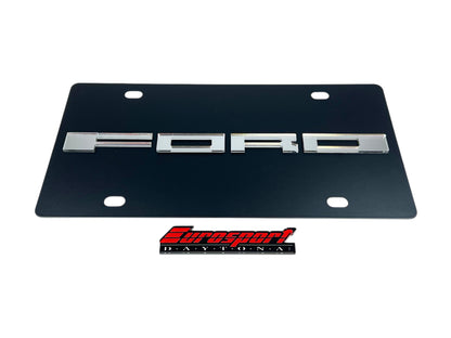 Ford Carbon Steel License Plate