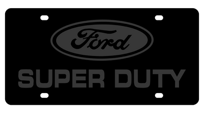 Ford Super Duty Carbon Steel License Plate