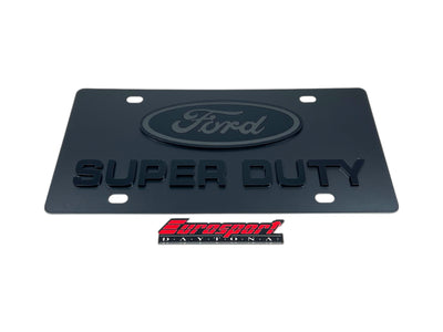 Ford Super Duty Carbon Steel License Plate