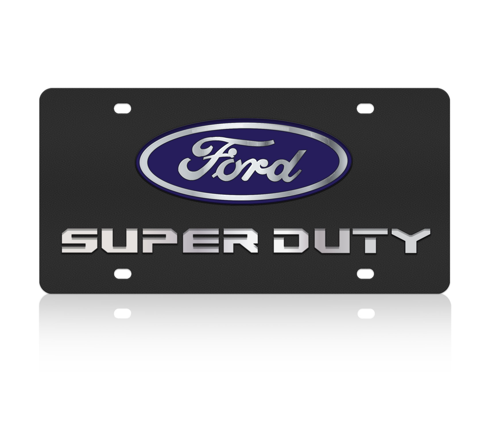 2017 Ford Super Duty Carbon Steel License Plate