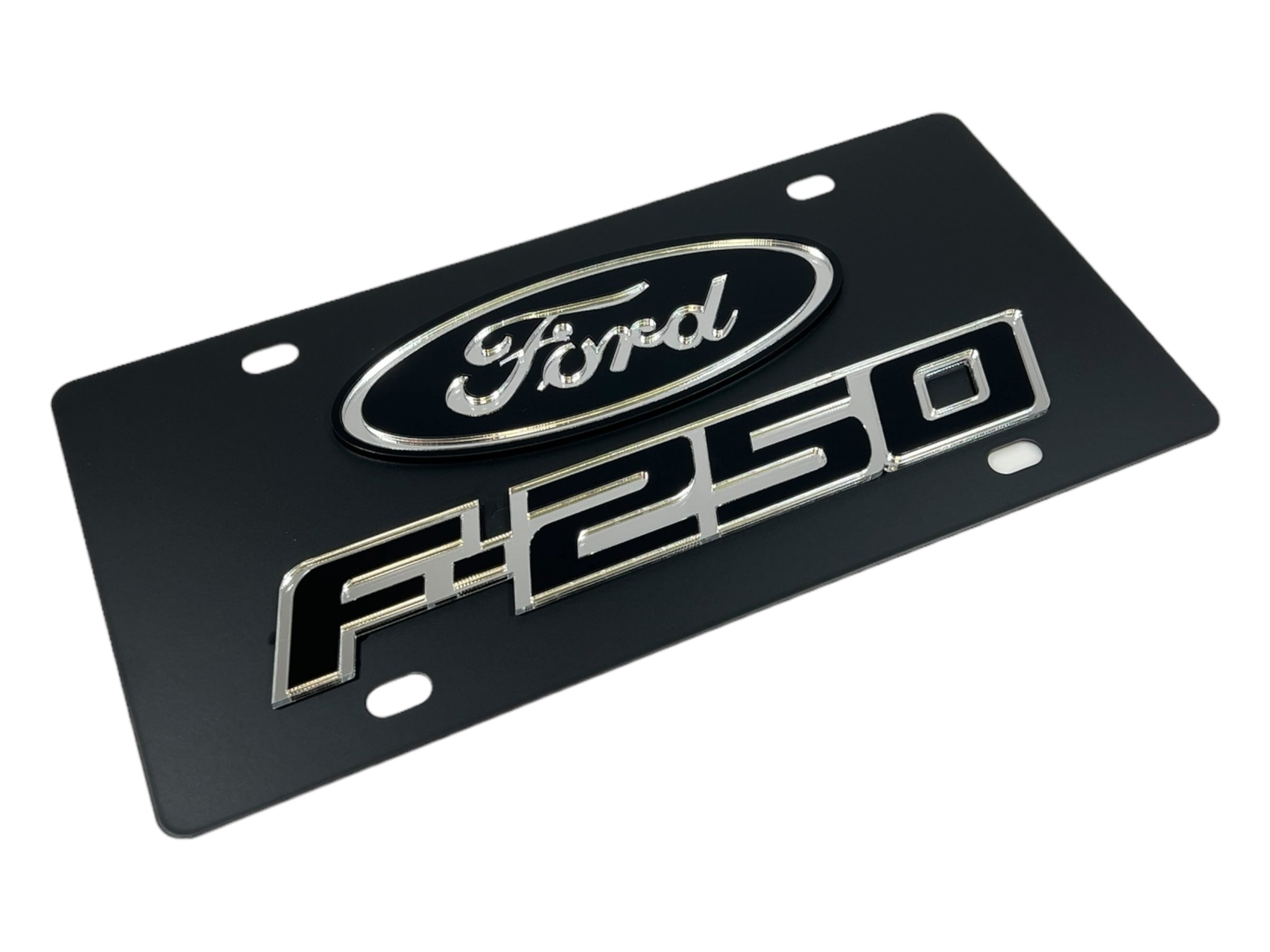 2009 Ford F-250 Carbon Steel License Plate