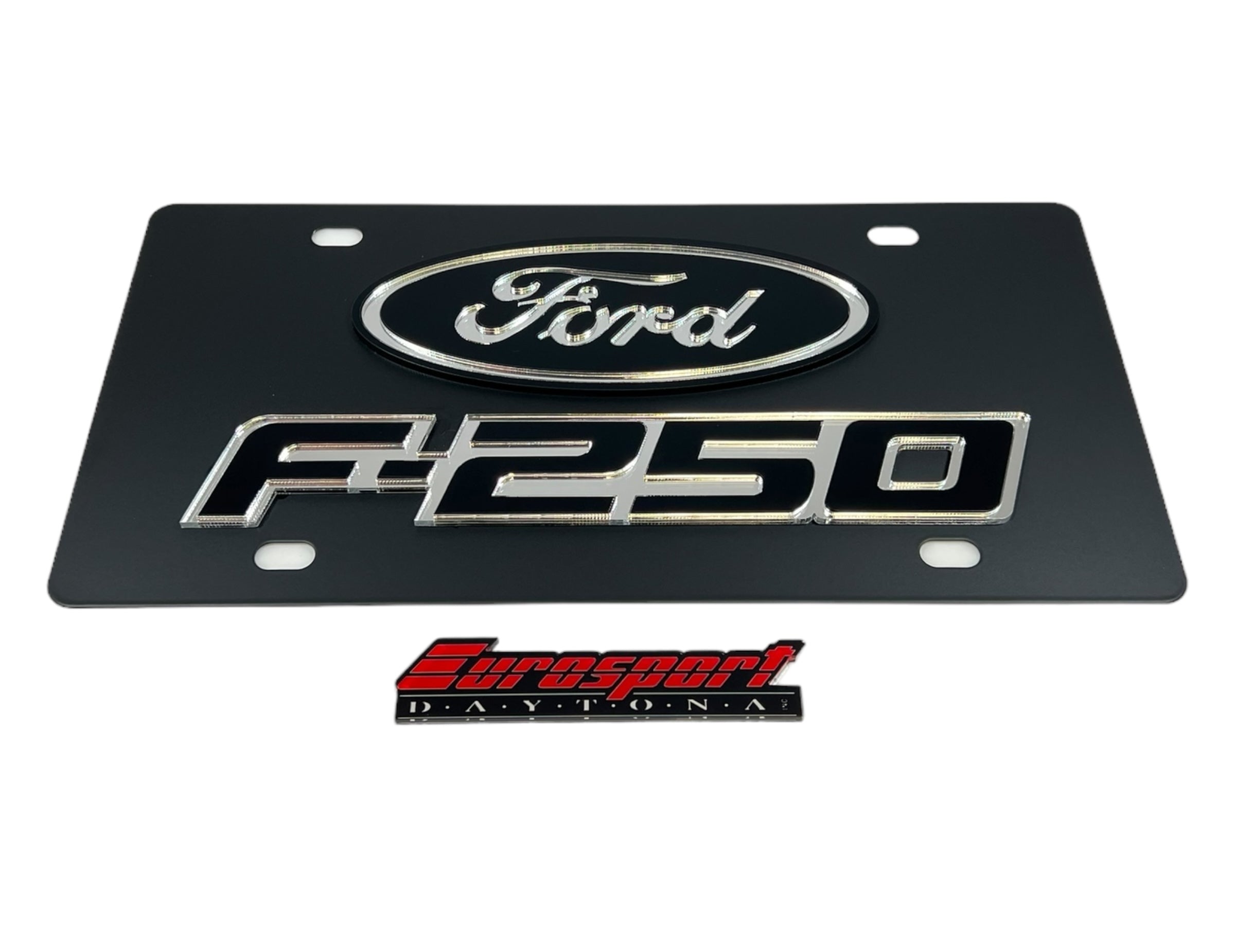 2009 Ford F-250 Carbon Steel License Plate