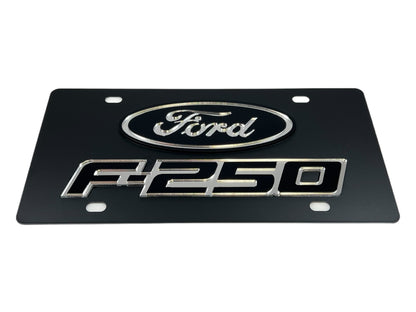 2009 Ford F-250 Carbon Steel License Plate