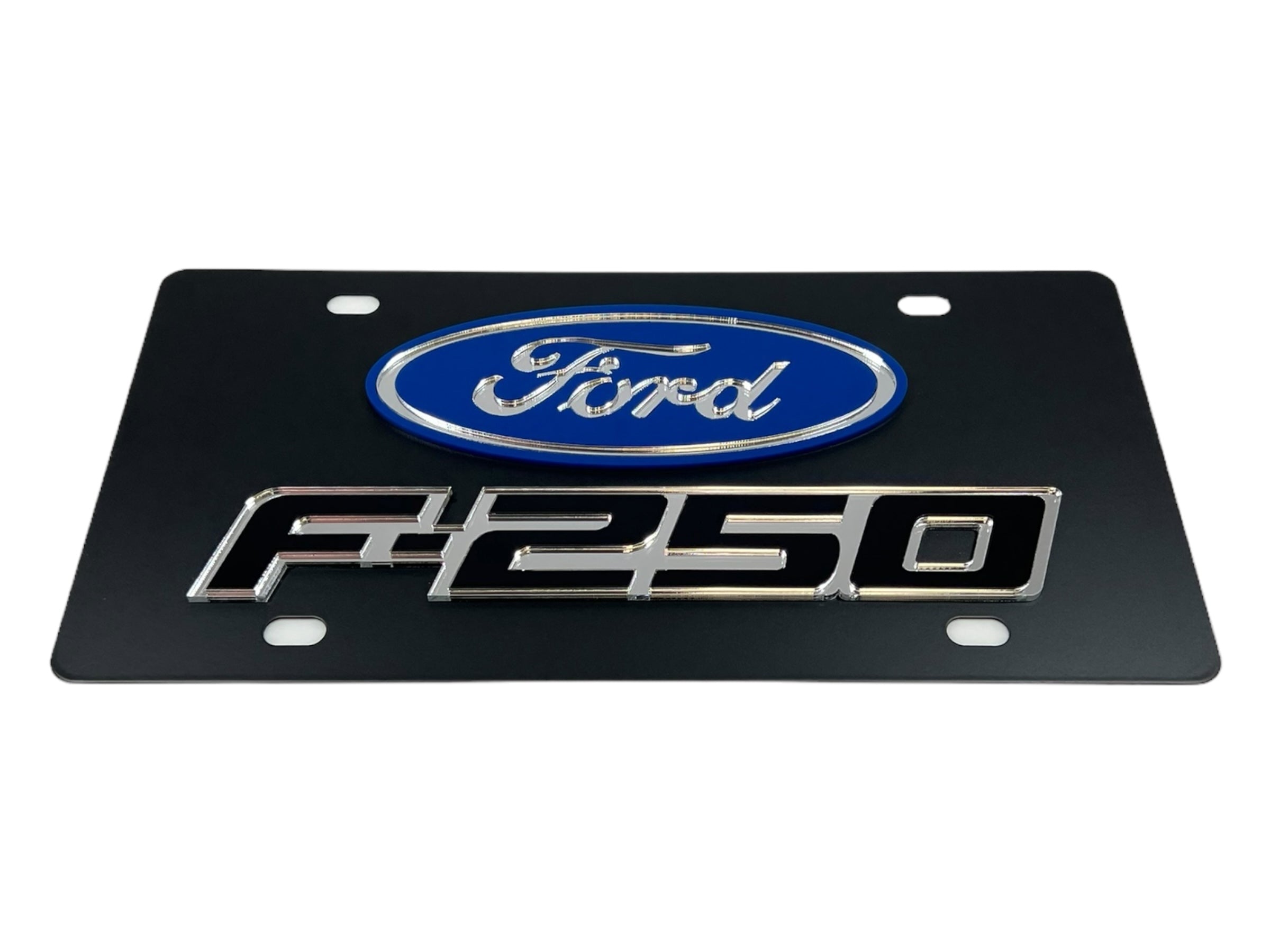 2009 Ford F-250 Carbon Steel License Plate