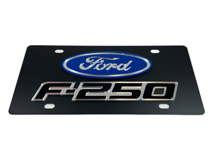 2009 Ford F-250 Carbon Steel License Plate