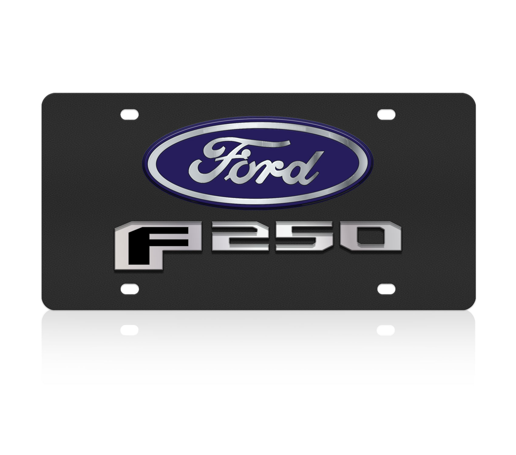 2015 Ford F-250 Carbon Steel License Plate