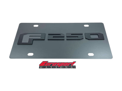 2017 Ford F-250 Carbon Steel License Plate