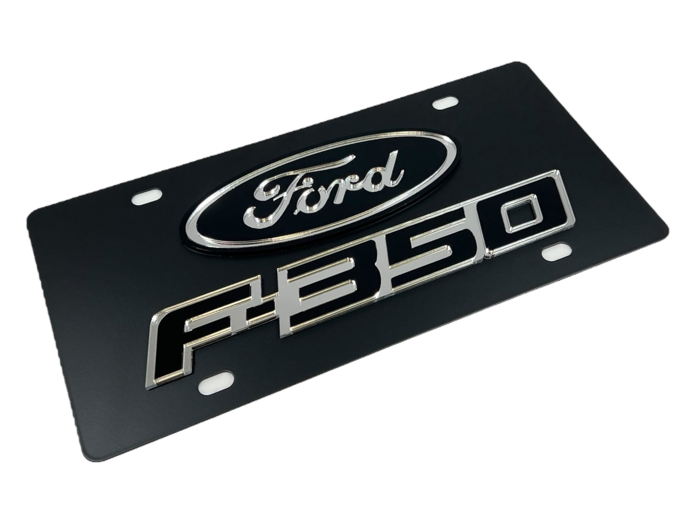 2009 Ford F-350 Carbon Steel License Plate