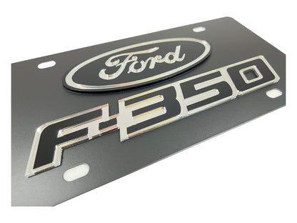 2009 Ford F-350 Carbon Steel License Plate