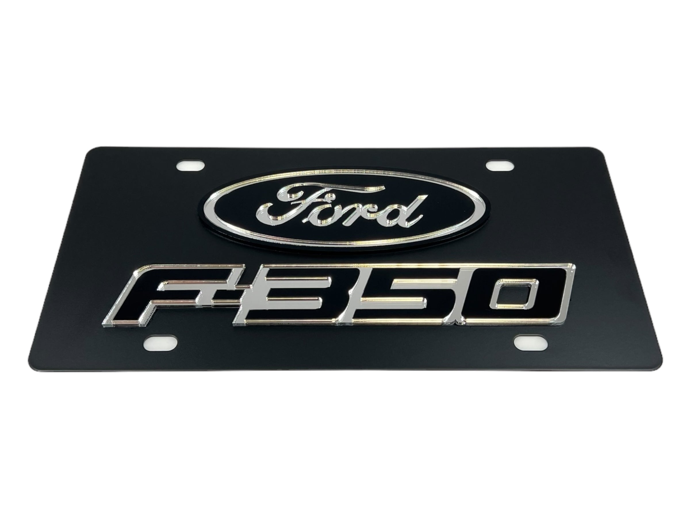 2009 Ford F-350 Carbon Steel License Plate